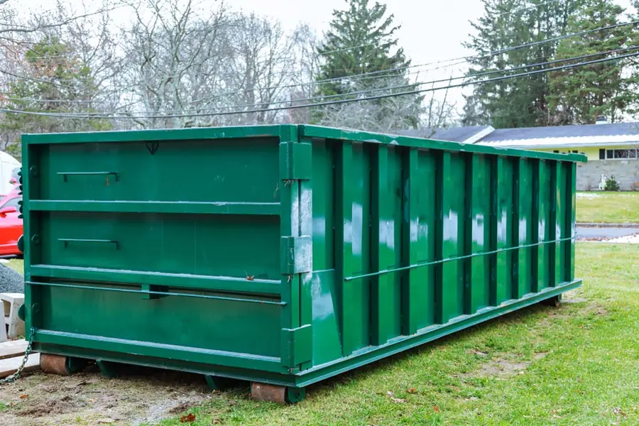 40-yard roll-off dumpster